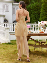 Fashionable & Elegant Relaxed Vacation Bridesmaid Camisole Dress, Skin Color